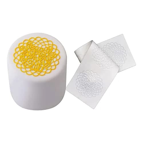 TUKE Flower Lace Silicone Mold for Cake Decorating | 40.1 cm (15.8 inch) thumbnail 1