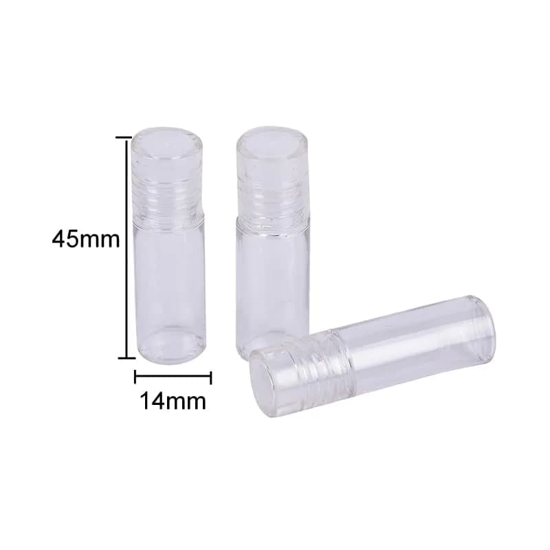 lasenersm Clear 3ml Mini Loose Powder Jars with Sifter (12-Pack) | Refillable Cosmetic Sample Containers thumbnail 4