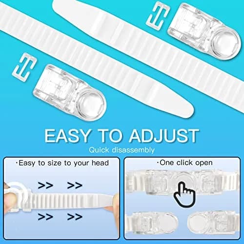 Seago Adult Youth Anti-Fog Wide Clear View Pool Swim Goggles | 180° Vision UV Protection Waterproof No Leaking thumbnail 7