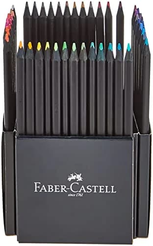 Faber-Castell Black Edition Colored Pencils, 50 Count (Pack of 50) | Smooth Color Laydown for Art & Drawing thumbnail 4