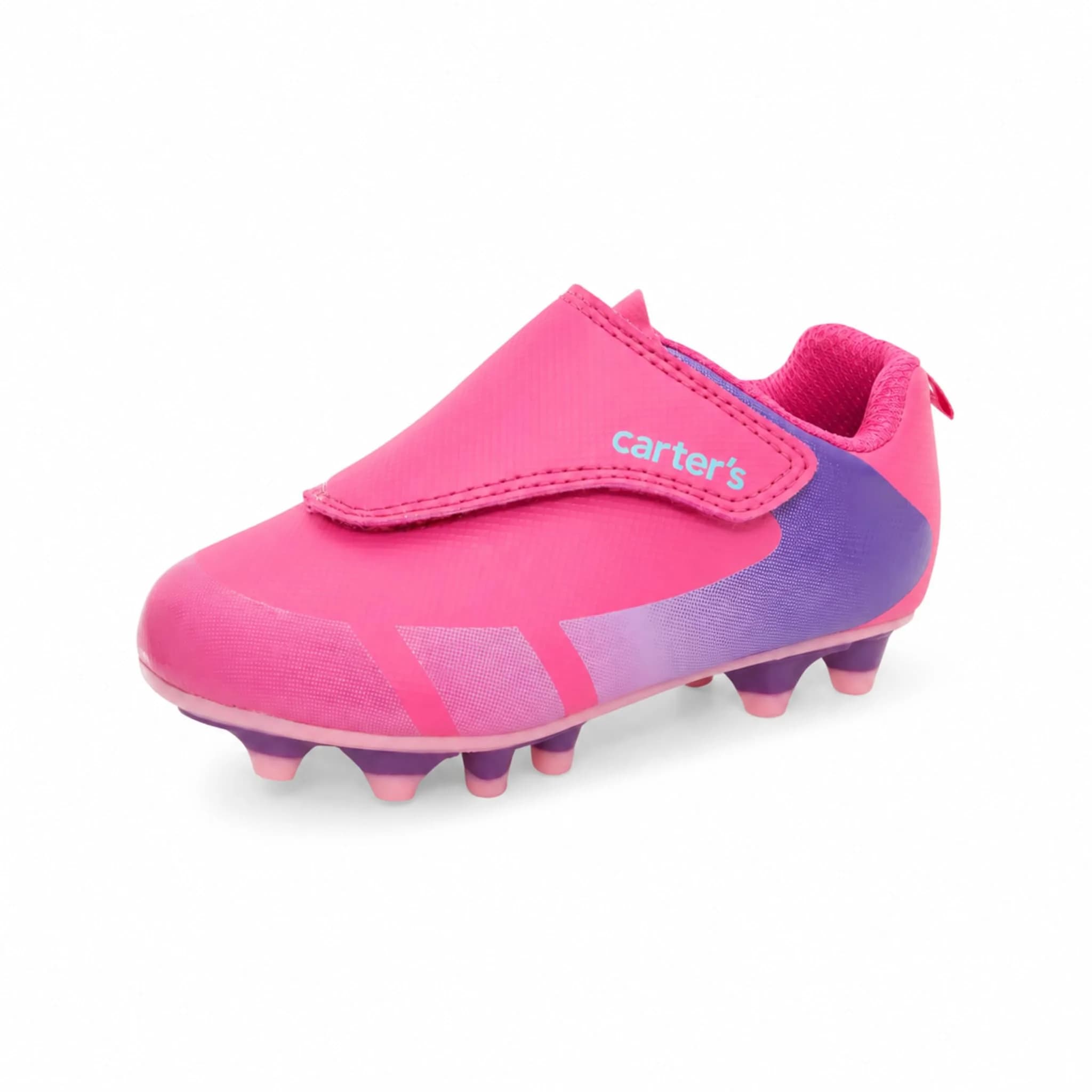 Carter's Unisex-Child Fica Sport Cleat, Fuchsia | Versatile Athletic Kids Shoe for Soccer & Baseball - main product image
