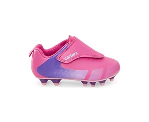 Carter's Unisex-Child Fica Sport Cleat, Fuchsia | Versatile Athletic Kids Shoe for Soccer & Baseball thumbnail 2