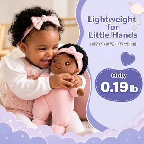 OUOZZZ 10 inch (25.4 cm) Plush Baby Doll | ASTM-Tested & CPC Certified thumbnail 9