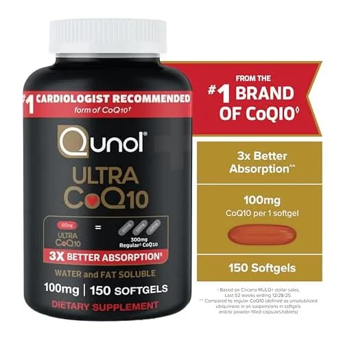 Qunol Ultra CoQ10 100mg Softgels 150 Count thumbnail 5