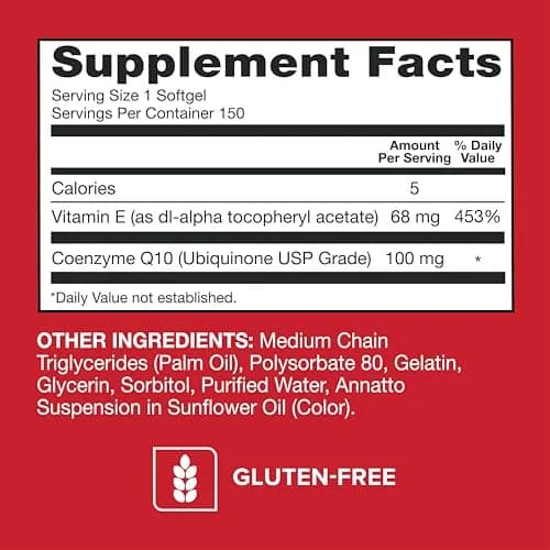 Qunol Ultra CoQ10 100mg Softgels 150 Count thumbnail 6