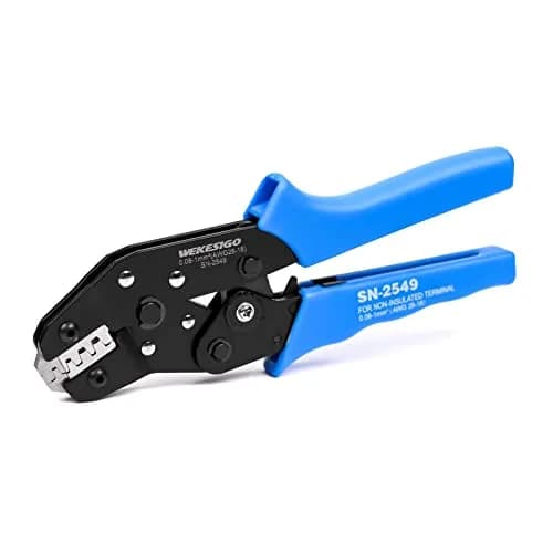 Wekesigo SN-2549 Ratcheting Crimping Tool 0.08-1.0 mm ² | Precise, Durable, Ergonomic thumbnail 1