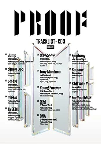 BTS Proof Compact Edition 3 CD | K-Pop Anthology Album thumbnail 5