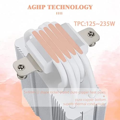 Thermalright Assassin King 120 SE White ARGB CPU Air Cooler 14.8cm (5.83 inch) | Compatible with Intel LGA1700/1851 & AMD AM4/AM5 thumbnail 2