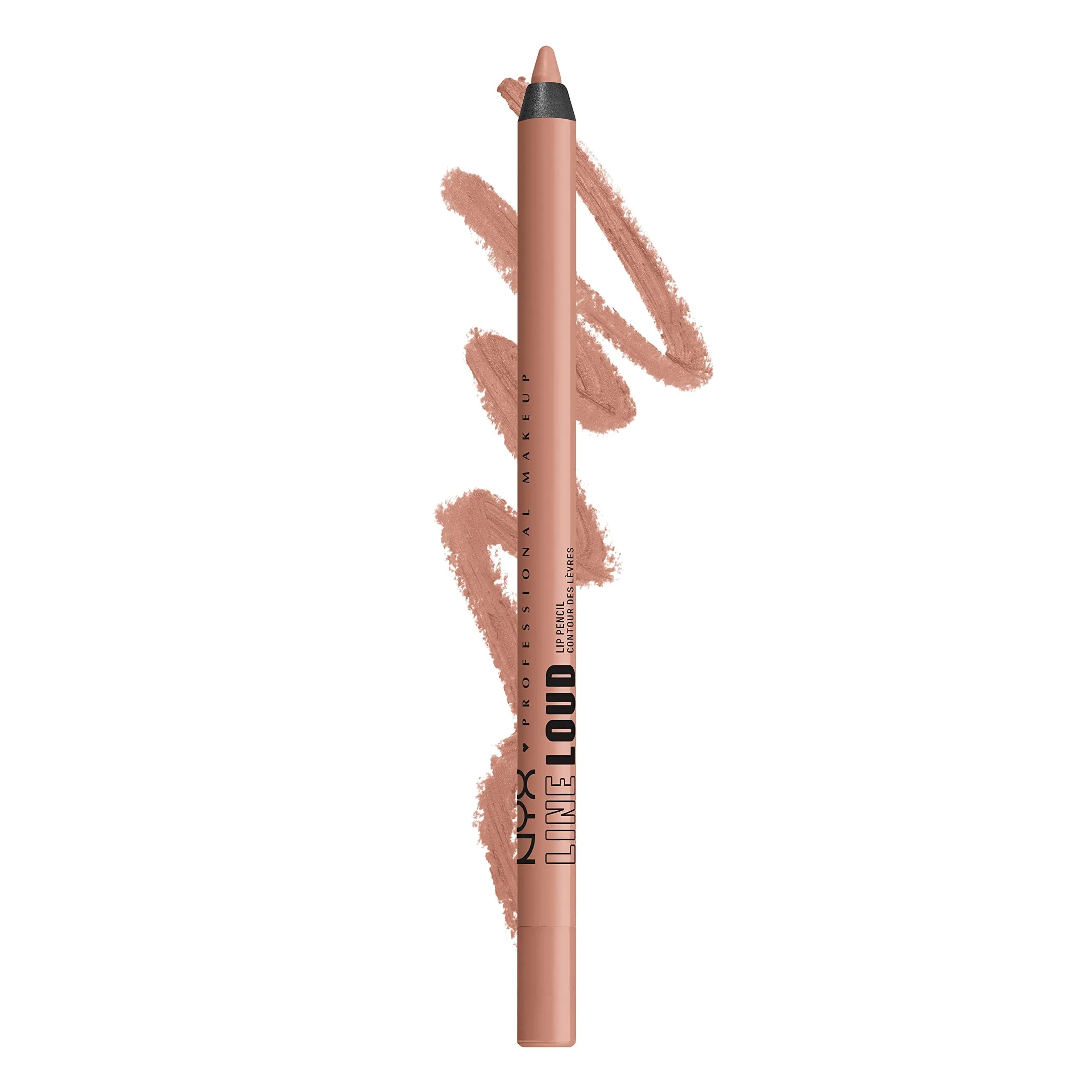 NYX PROFESSIONAL MAKEUP Line Loud Lip Liner 0.04 Ounce | Longwear Pigmented Lip Pencil with Jojoba Oil & Vitamin E — 03 Goal Crusher