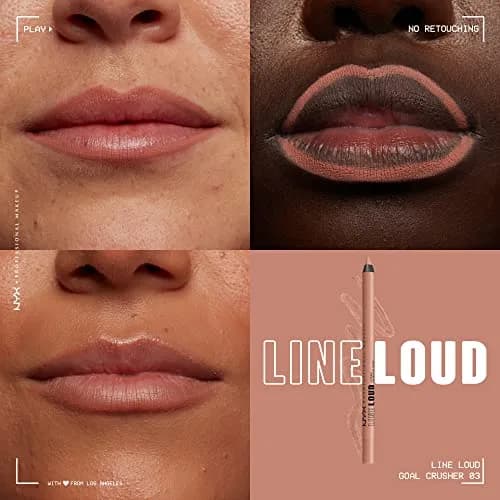 NYX PROFESSIONAL MAKEUP Line Loud Lip Liner 0.04 Ounce | Longwear Pigmented Lip Pencil with Jojoba Oil & Vitamin E thumbnail 3