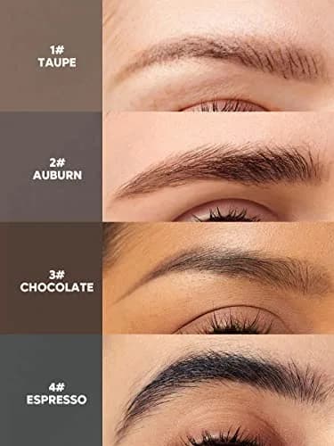 SHEGLAM Dual-Sided Eyebrow Pencil Auburn | Waterproof Matte Cream & Liquid Pen for Defined Brows thumbnail 4