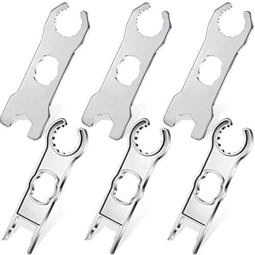 Landhoow 6 Pcs Solar Connector Tool, Metal Wrench for PV Disconnect, Aluminum Alloy, Portable thumbnail 1