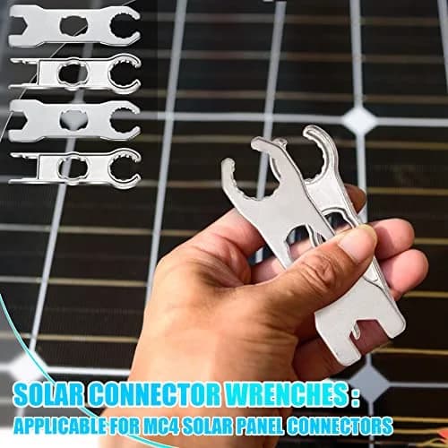 Landhoow 6 Pcs Solar Connector Tool, Metal Wrench for PV Disconnect, Aluminum Alloy, Portable thumbnail 4