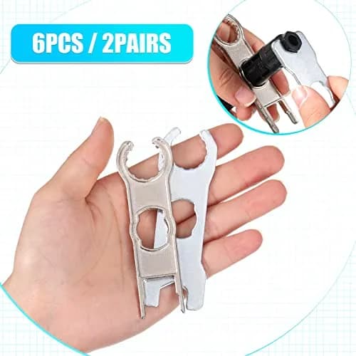 Landhoow 6 Pcs Solar Connector Tool, Metal Wrench for PV Disconnect, Aluminum Alloy, Portable thumbnail 6