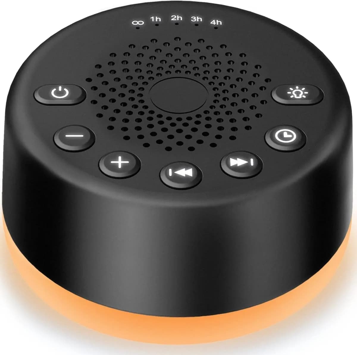 Easysleep White Noise Machine with 25 Sounds & Night Light | 10.1 cm (3.9 inch) Compact Design