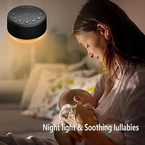 Easysleep White Noise Machine with 25 Sounds & Night Light | 10.1 cm (3.9 inch) Compact Design thumbnail 3