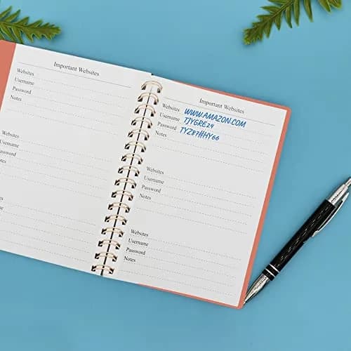 Nokingo Telephone Address & Birthday Book with Tabs, Rose, 3.5x5.25 inch | Organizer for Contacts & Passwords thumbnail 5