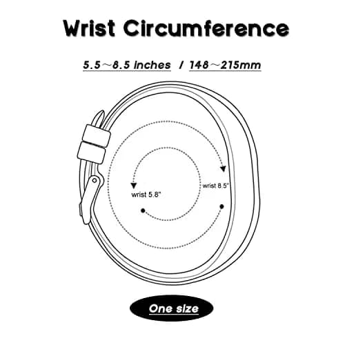 Gheper Soft Silicone Bands Compatible with Garmin Vivosmart 5 Straps 18mm (5.8"-8.5" Wrists) | 3-Pack Replacement Wristbands with Metal Clasp thumbnail 4