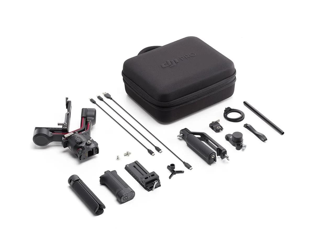 DJI RS 3 Combo 3-Axis Gimbal Stabilizer for DSLR & Mirrorless Cameras | 3 kg Payload, OLED Touchscreen, Automated Axis Locks
