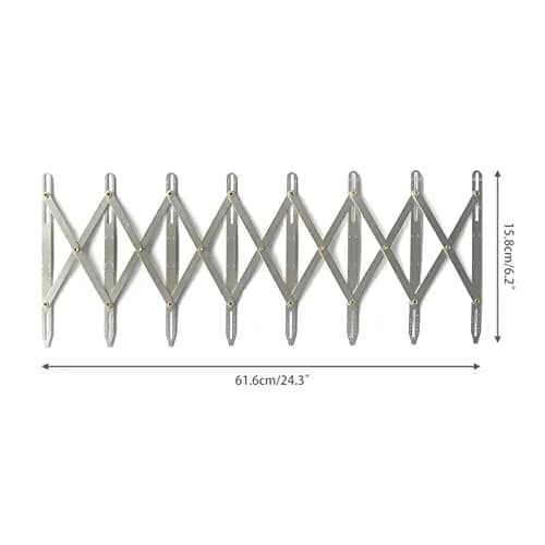 TVlifams Expanding Sewing Gauge, Aluminum, 6.3 x 3 inch | Adjustable Button Spacer Tool for Quilting & Crafts thumbnail 3