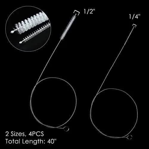 FOLUNUE 40 Inch Flexible Cleaning Brush Set (40 inches / 101.6 cm) | Cleans Tubes, Drains & Hoses thumbnail 7