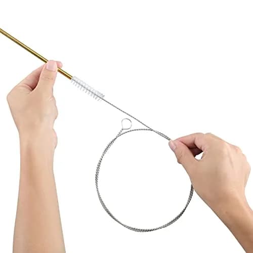 FOLUNUE 40 Inch Flexible Cleaning Brush Set (40 inches / 101.6 cm) | Cleans Tubes, Drains & Hoses thumbnail 2