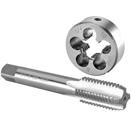Burkit 3/4"-10 UNC Left Hand Tap and Die Set | 264g (0.58lb) HSS & Alloy Steel thumbnail 1