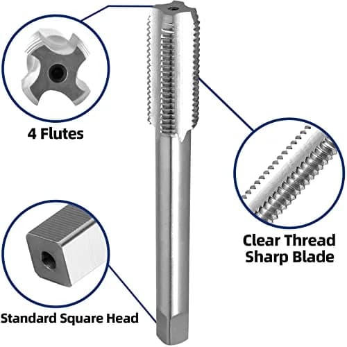 Burkit 3/4"-10 UNC Left Hand Tap and Die Set | 264g (0.58lb) HSS & Alloy Steel thumbnail 4