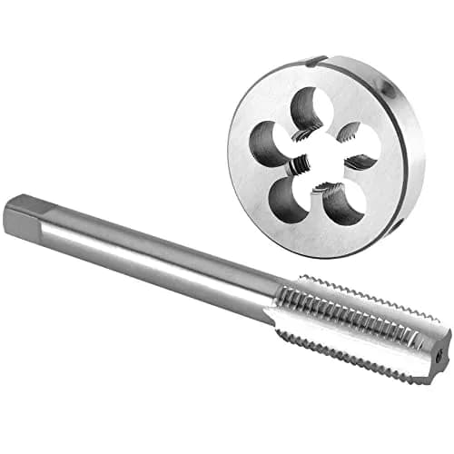 Burkit 1/2"-13 UNC Left Hand Tap and Die Set (0.45 kg / 4.1 oz) | For Cutting & Repairing Threads thumbnail 1