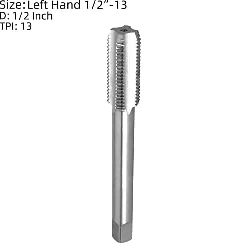 Burkit 1/2"-13 UNC Left Hand Tap and Die Set (0.45 kg / 4.1 oz) | For Cutting & Repairing Threads thumbnail 2