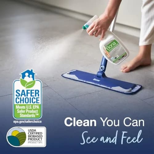 Bona Multi-Surface Floor Cleaner Concentrate 1 fl oz (29.57 ml) 4-Pack | pH Neutral Formula for Stone, Tile, Laminate, Vinyl Floors thumbnail 4