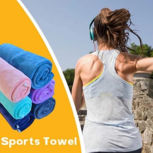 Wuwahold Microfiber Gym Towels Bigger Size 38.1cm x 78.7cm (15 x 31 Inches) 3-Pack | Super Soft & Absorbent for Fitness thumbnail 8