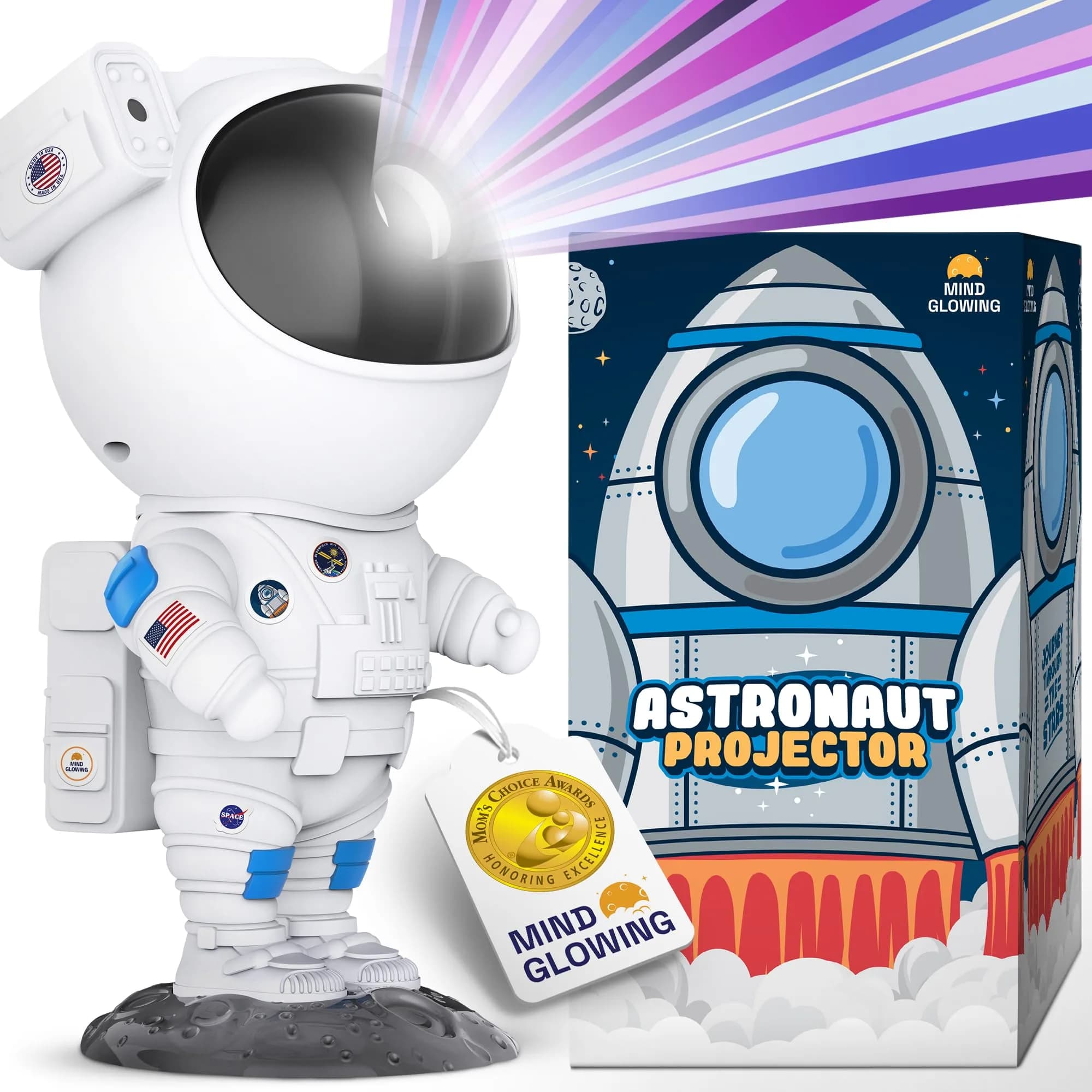 Mind-Glowing Astronaut Galaxy Projector 1.61 kg (3.55 lb) | Remote, Timer, 9 Modes - main product image