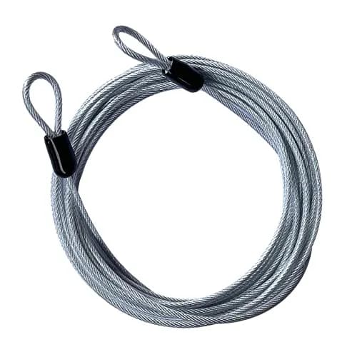 GOMRQING 15FT (4.57m) Security Cable Lock | Braided Steel Coated for Travel & Luggage thumbnail 1