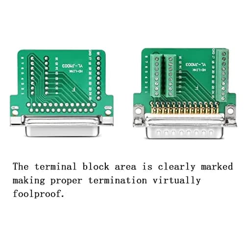 ANMBEST DB25 Solderless Terminal Adapter Female 5PCS | 3.81mm Pin Pitch, 16mm Thin Module thumbnail 4