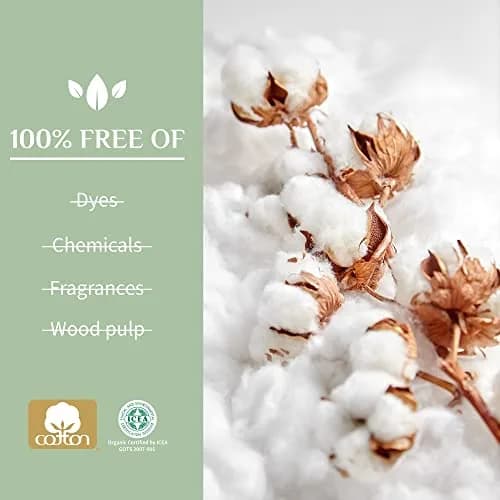 Organyc Certified Organic Cotton Swabs 1200 Count (6 Pack) | GOTS Certified Pure Cotton thumbnail 3