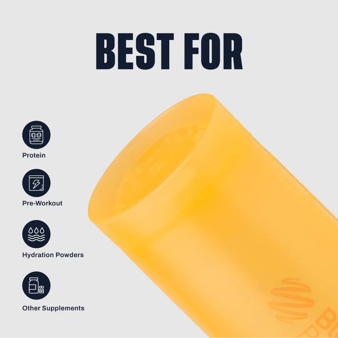 BlenderBottle Classic V2 Shaker Bottle 28-Ounce Mango | Patented Mixing System for Protein Shakes & Smoothies thumbnail 4