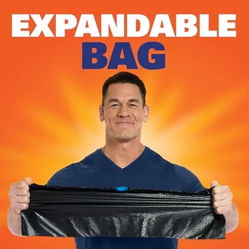 Hefty Ultra Strong 30 Gallon Trash Bags, Black, White Pine Breeze, 50 Count (1.91 kg) | 6-in-1 Protection thumbnail 7