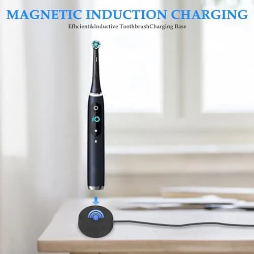 MULTIM Black Magnetic Charging Adapter for Oral-B iO Series 7 8 9 Electric Toothbrush | IPX7 Waterproof thumbnail 4