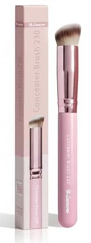 Lamora Small Angled Concealer Brush - Purple | Synthetic Bristles, Copper Ferrule, Wood Handle thumbnail 1