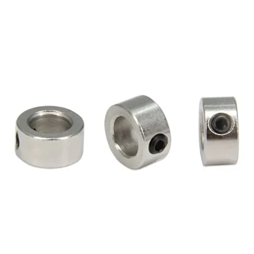 Befenybay 6mm Shaft Lock Collar Set with M3 Hex Wrench & Set Screws | 10 Pcs Silver Steel thumbnail 4