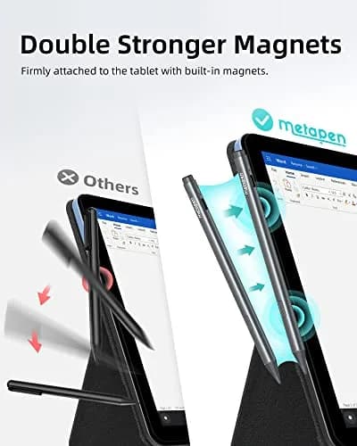 Metapen Stylus Pen M2 for Surface | 4096 Pressure Levels, Eraser End, USB-C Charging thumbnail 8