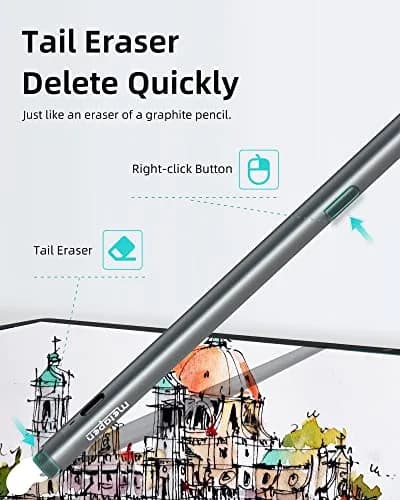 Metapen Stylus Pen M2 for Surface | 4096 Pressure Levels, Eraser End, USB-C Charging thumbnail 3