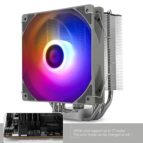 Thermalright Assassin King 120 SE ARGB CPU Air Cooler | 120mm PWM Fan, 5 Heatpipes, LGA1700/AM5 Compatible thumbnail 4