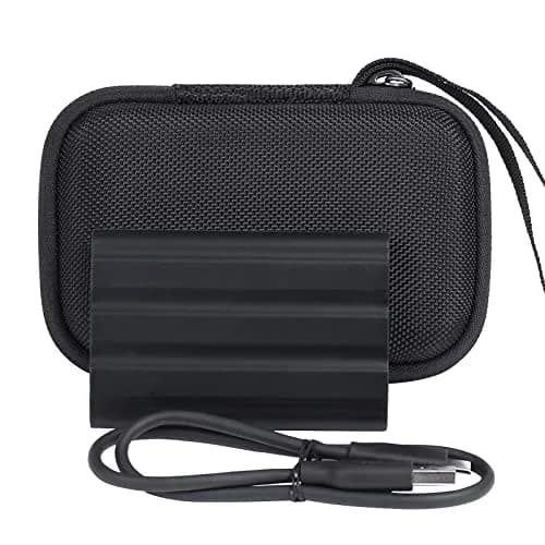 co2CREA Hard Case for Samsung T7 Shield T9 Portable SSD Black | Shockproof Dustproof Water-Resistant thumbnail 9