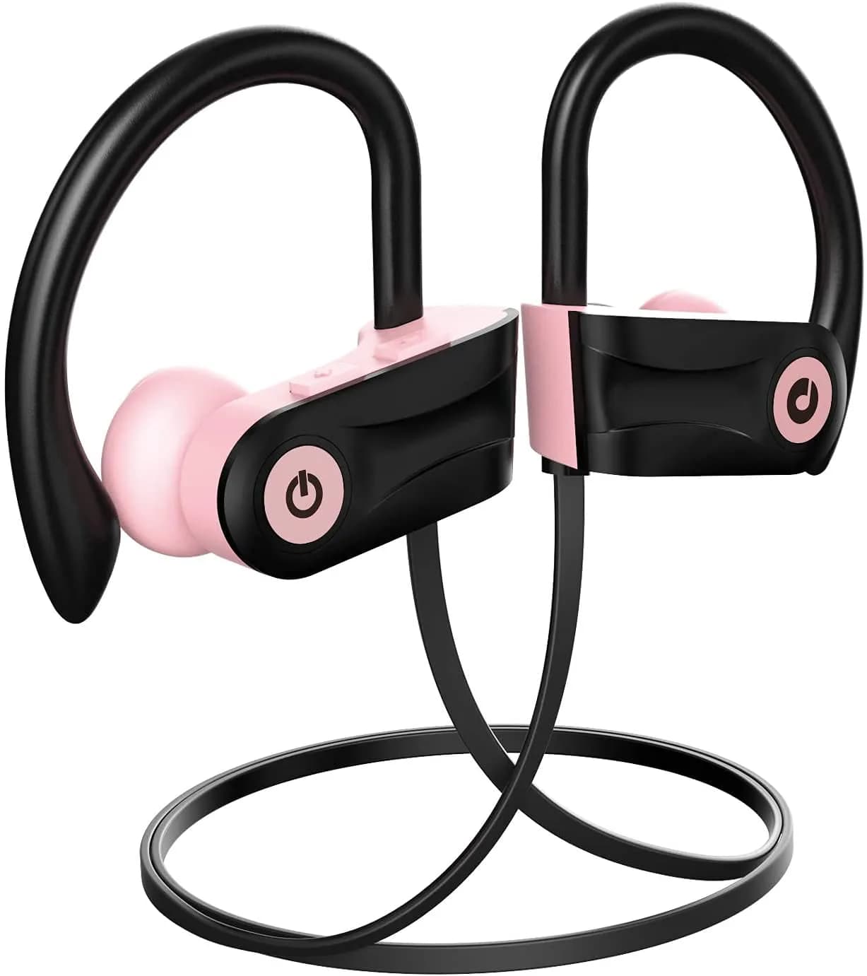 Otium U18 Wireless Earbuds Bluetooth 5.3 In-Ear Headphones with Mic, IPX7 Waterproof, 16 Hours Playtime, Rose