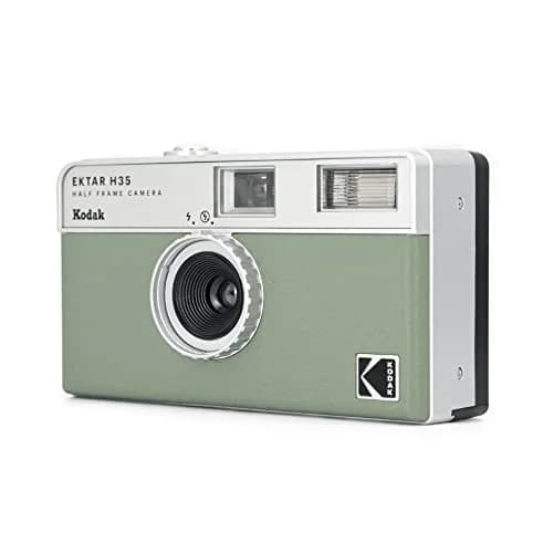 KODAK EKTAR H35 Half Frame Film Camera, 35mm, Sage | Double Images Per Roll thumbnail 3