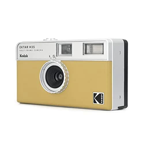 KODAK EKTAR H35 Half Frame Film Camera, 35mm, Reusable, Focus-Free, Lightweight, Sand | Double Images Per Roll thumbnail 4