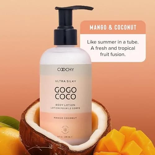 Coochy Ultra Silky Body Lotion | Post Shaving Cream | Skin Care After Shave Moisturizer | Prevents Bumps, Ingrowns, Razor Burn | Mango Coconut, 8 oz thumbnail 6