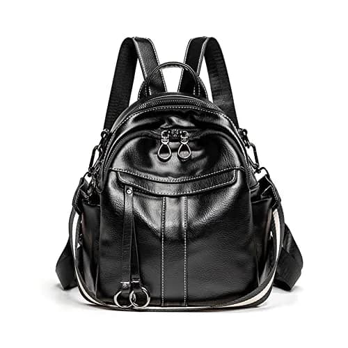 Mn&Sue Medium Backpack Purse for Women, Faux Leather Fashion Shoulder Bag Rucksack 29.5 cm (11.6") | Stylish Everyday Carry thumbnail 1
